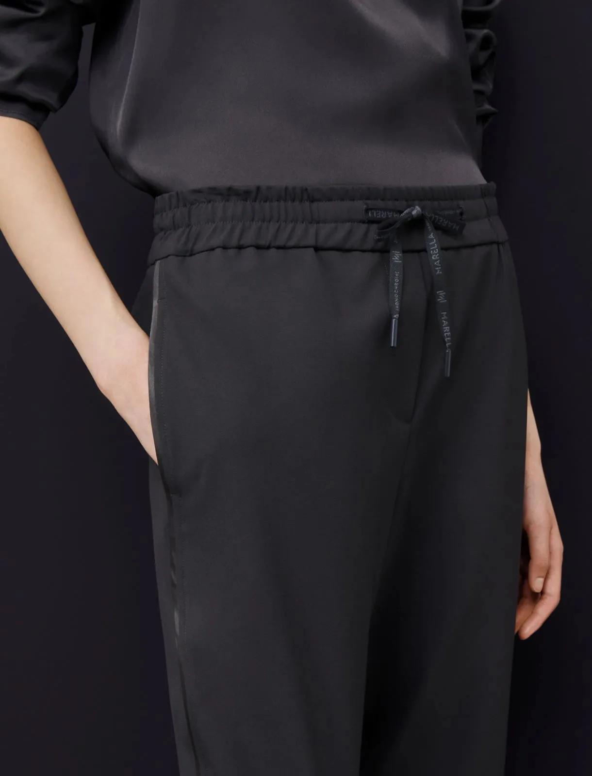 Marella - Cento Pants - Dark Grey