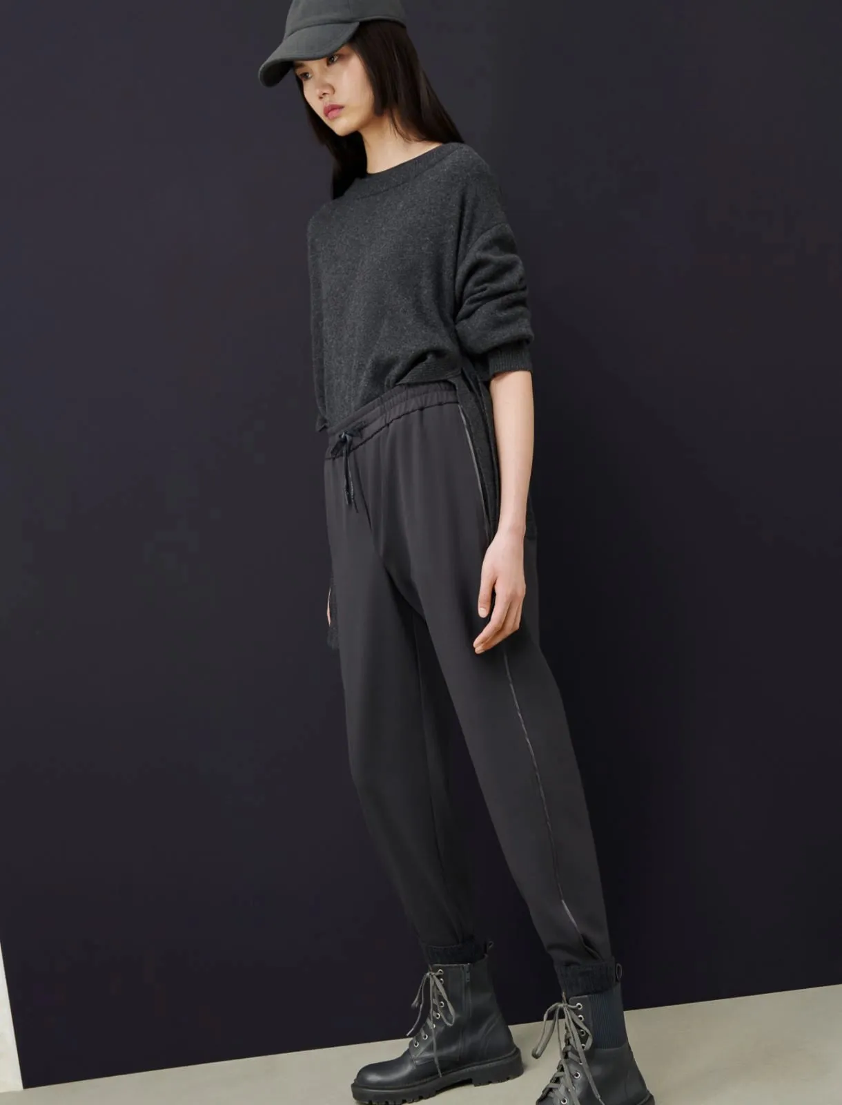 Marella - Cento Pants - Dark Grey