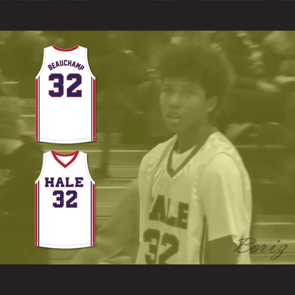 MarJon Beauchamp 32 Nathan Hale High School Raiders White Basketball Jersey 2