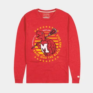 Maryland Terrapins Vintage-Inspired Lacrosse Long Sleeve
