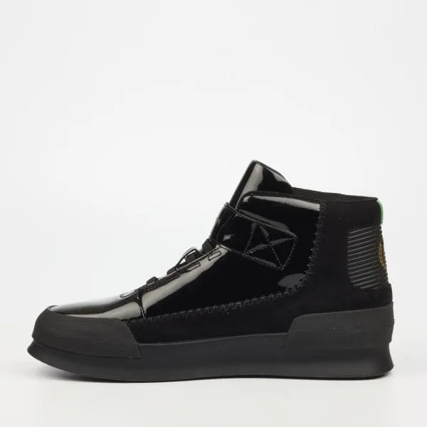 Mazerata Valentino 1 Pat Suede Black
