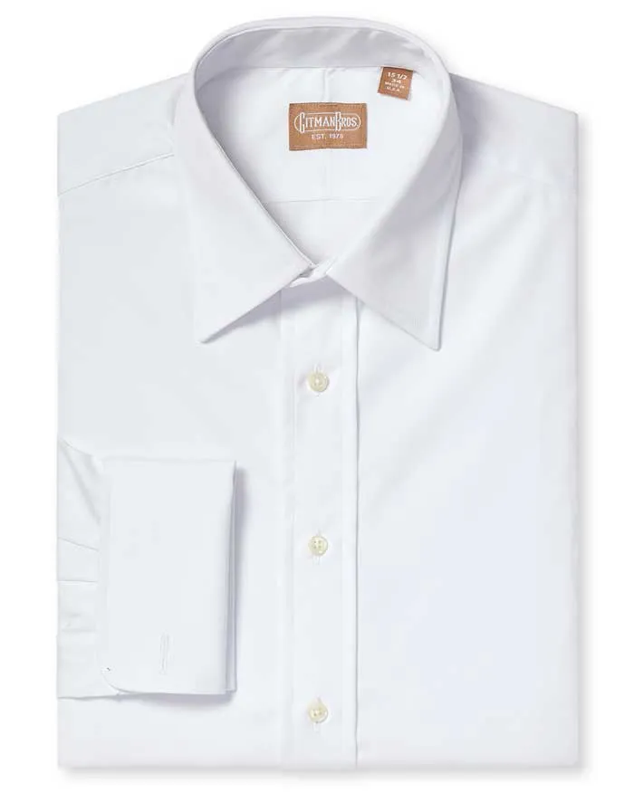 Medium Spread Broadcloth Tuxedo Shirt - Classic