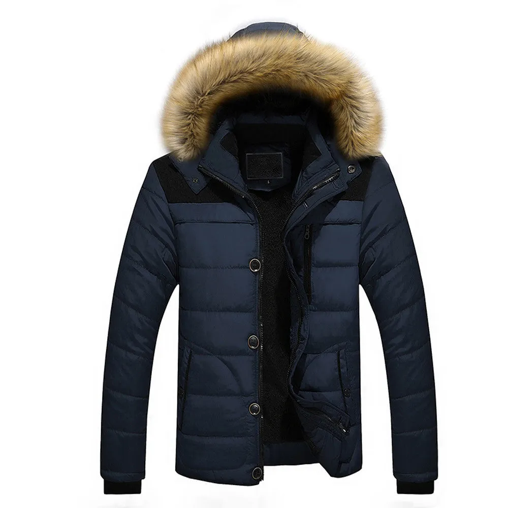 Men Outdoor Warm Winter Thick Jacket