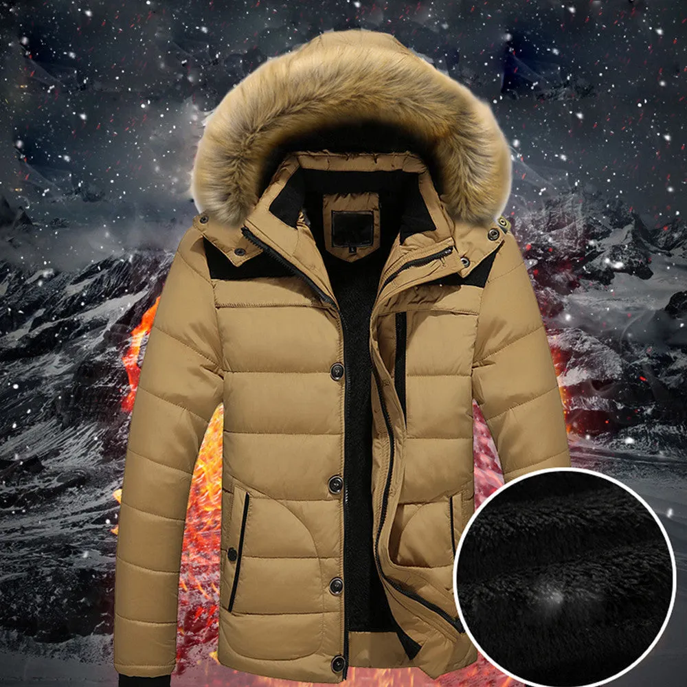 Men Outdoor Warm Winter Thick Jacket