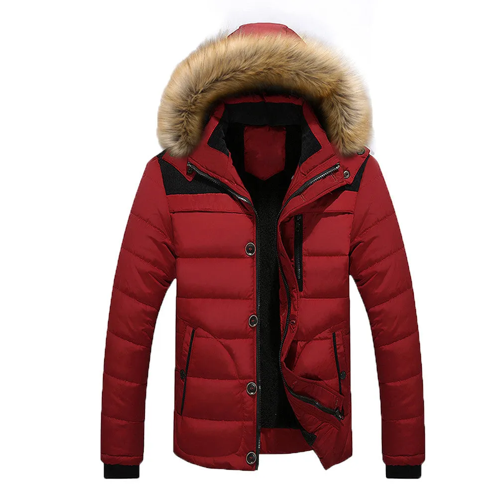 Men Outdoor Warm Winter Thick Jacket