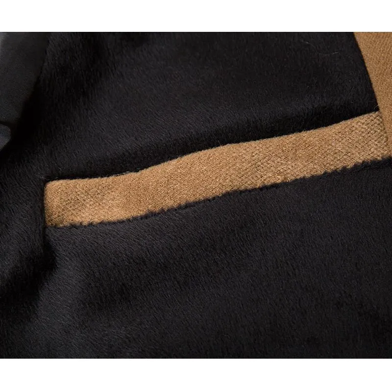 Men's Velvet Faux Fur Fashion Jacket In 4 Colors!