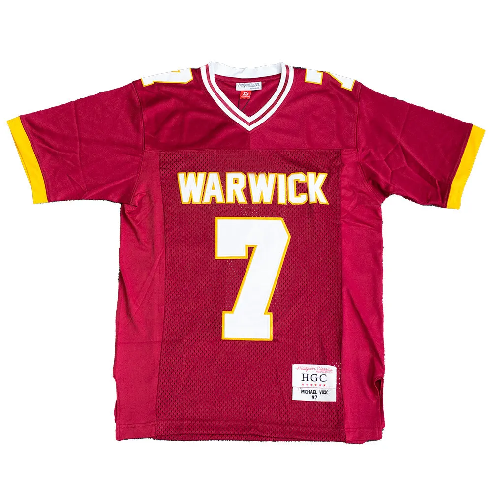 MICHAEL VICK HIGH SCHOOL FOOTBALL JERSEY (RED)