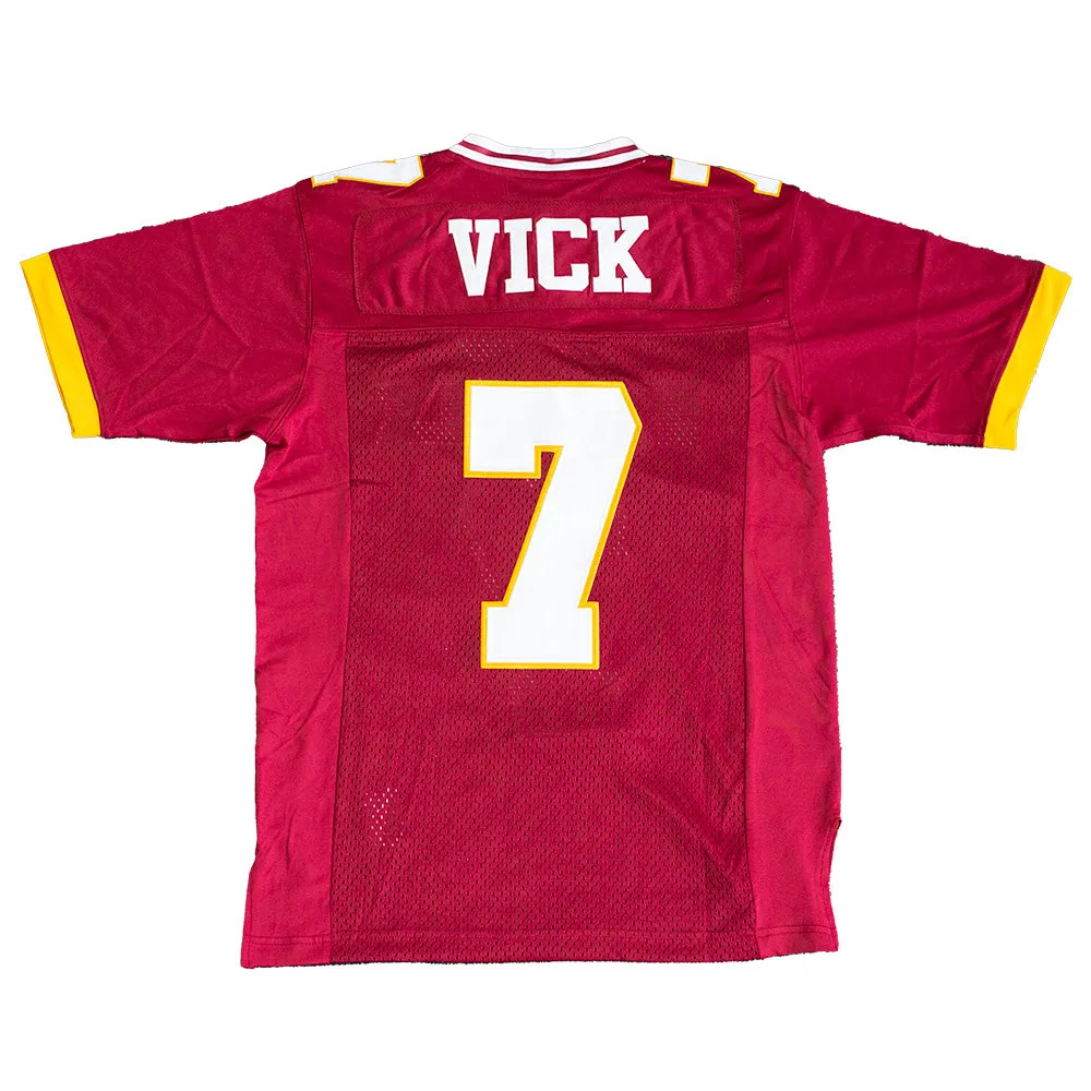 MICHAEL VICK HIGH SCHOOL FOOTBALL JERSEY (RED)