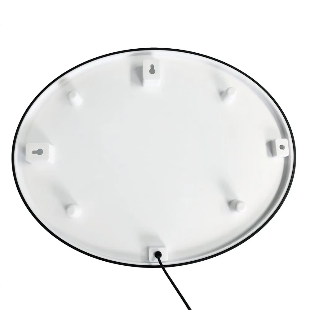 Michigan Wolverines: Hardwood - Oval Slimline Lighted Wall Sign