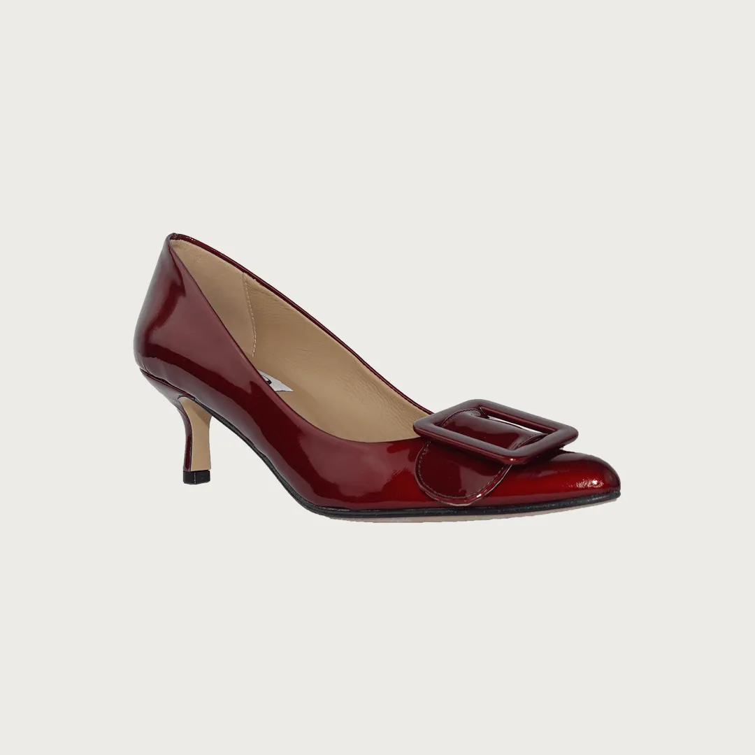 MILK BURGUNDY PATENT