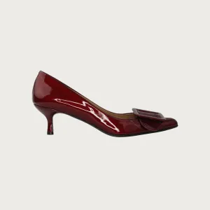 MILK BURGUNDY PATENT