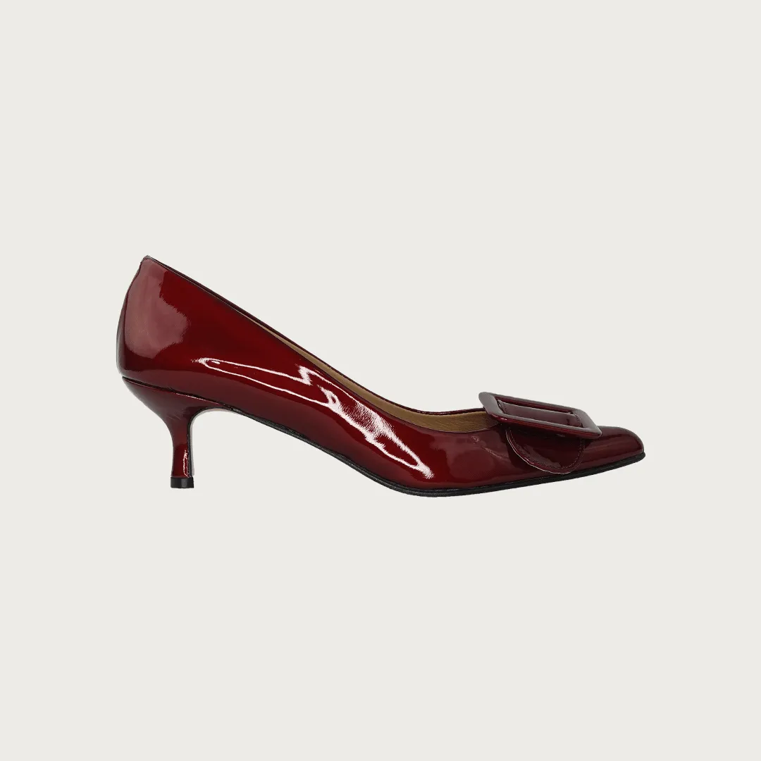 MILK BURGUNDY PATENT
