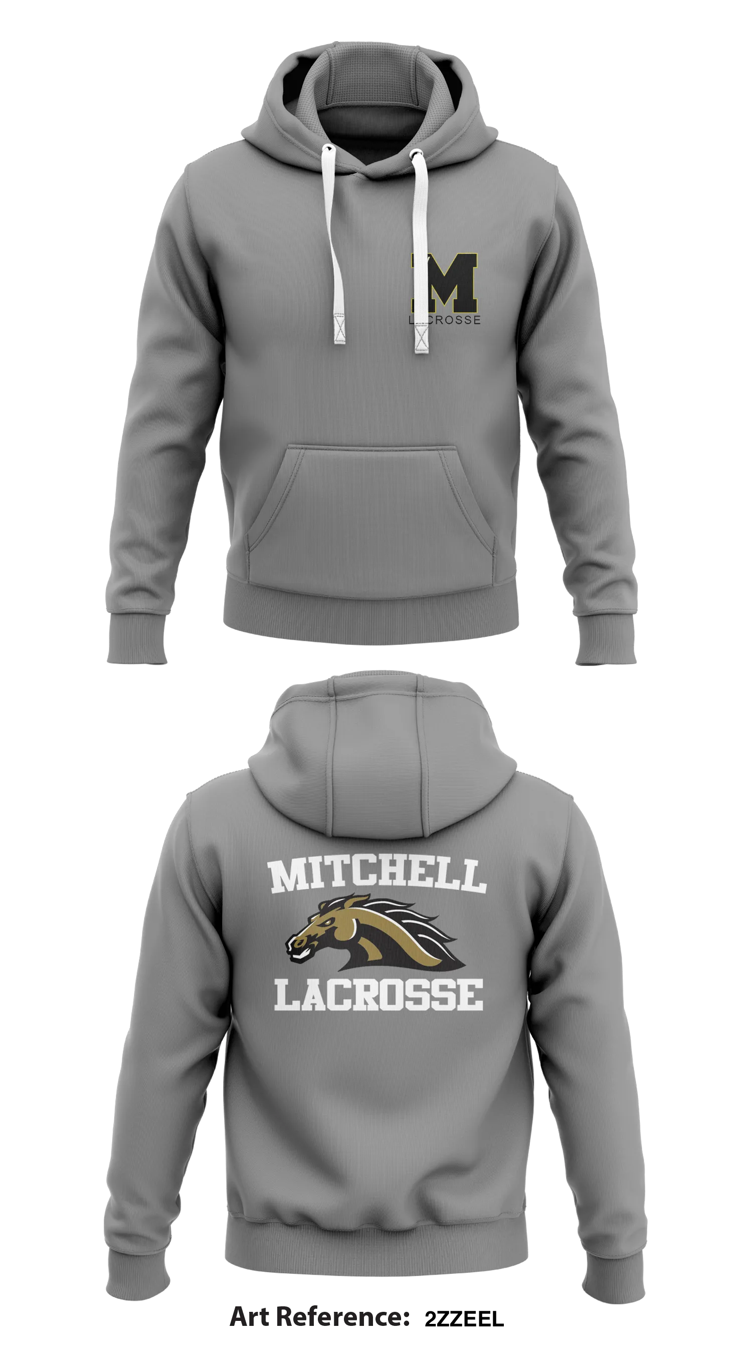 Mitchell Lacrosse Store 1  Core Men's Hooded Performance Sweatshirt - 2zZeeL