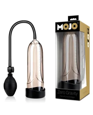 Mojo Zero Gravity Penis Pump Enlarger - Black-smoke