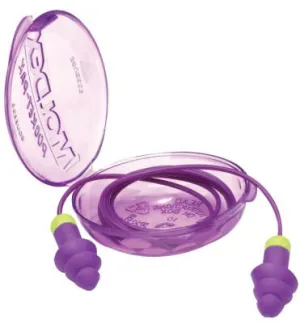 Moldex Rockets Reusable Earplugs, TPE, Cord, Reusable Pocket-Pak Storage, 6405