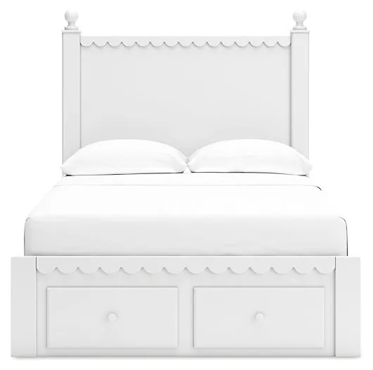 Mollviney  Panel Storage Bed