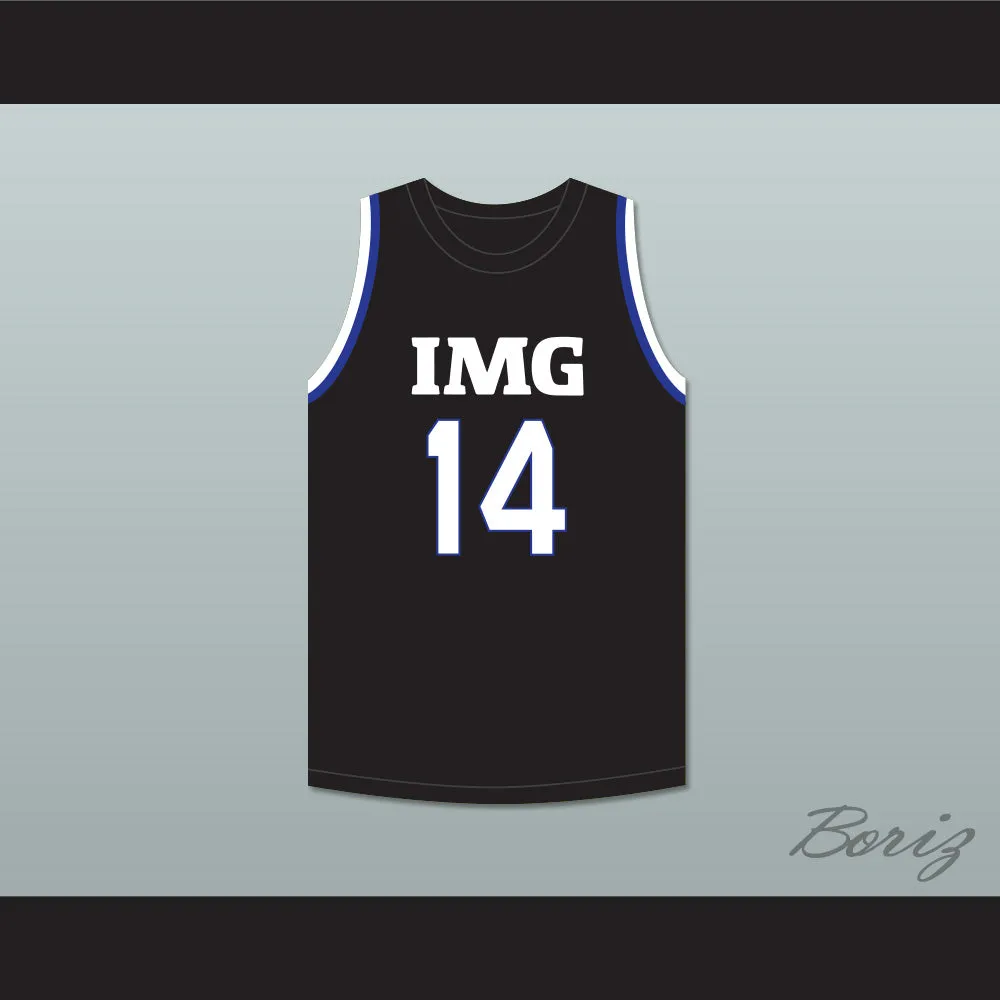 Moussa Diabate 14 IMG Academy Black Basketball Jersey 1