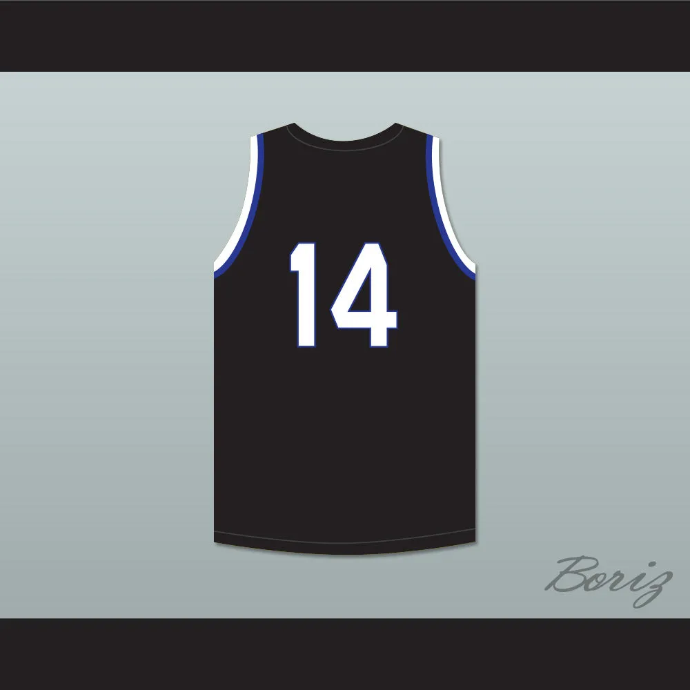 Moussa Diabate 14 IMG Academy Black Basketball Jersey 1