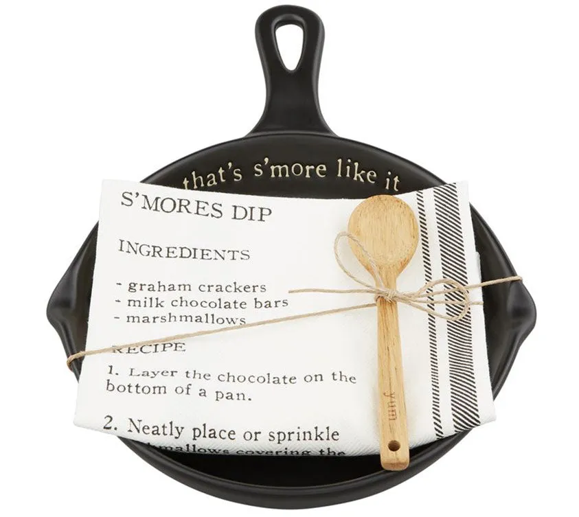 Mud Pie S'More Dip Skillet Set