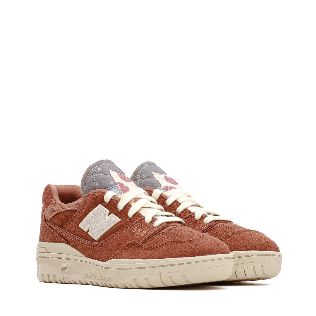 New Balance Men 550 Pecan/Crimson BB550THB