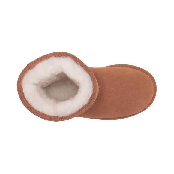 NEW CLOUD NINE kid's - sheepskin boot in chestnut