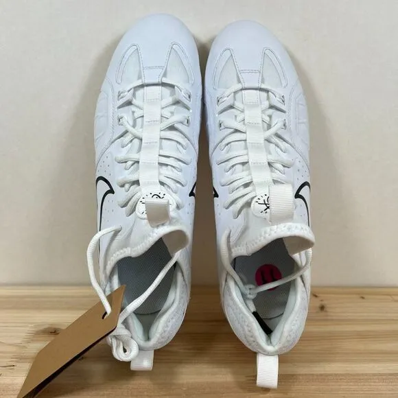 NEW Nike Huarache 9 Varsity LAX Lacrosse Cleats Mens 11 White Black