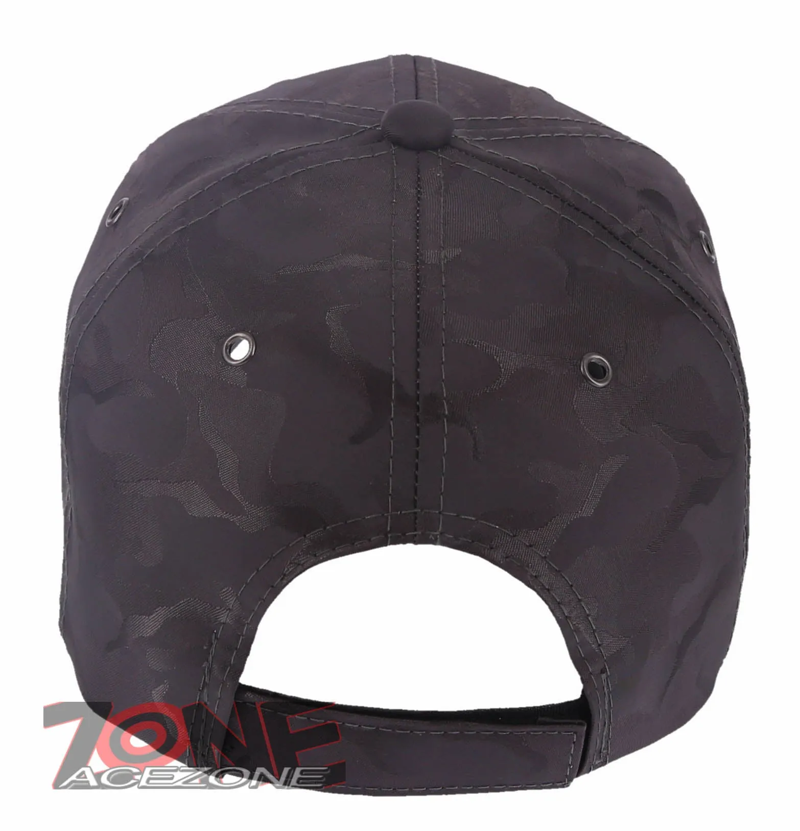 NEW! SKELETON PIRATE BASEBALL CAP HAT CAMOUFLAGE GRAY