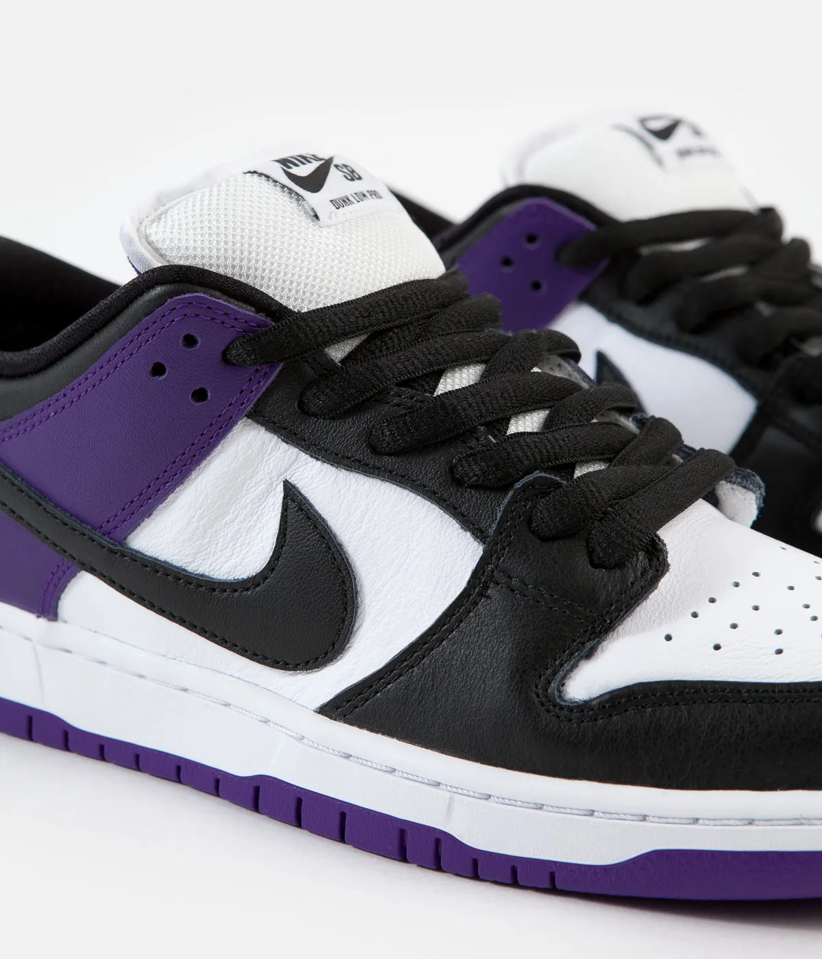 Nike SB Dunk Low Pro Shoes - Court Purple / Black - White - Court Purple
