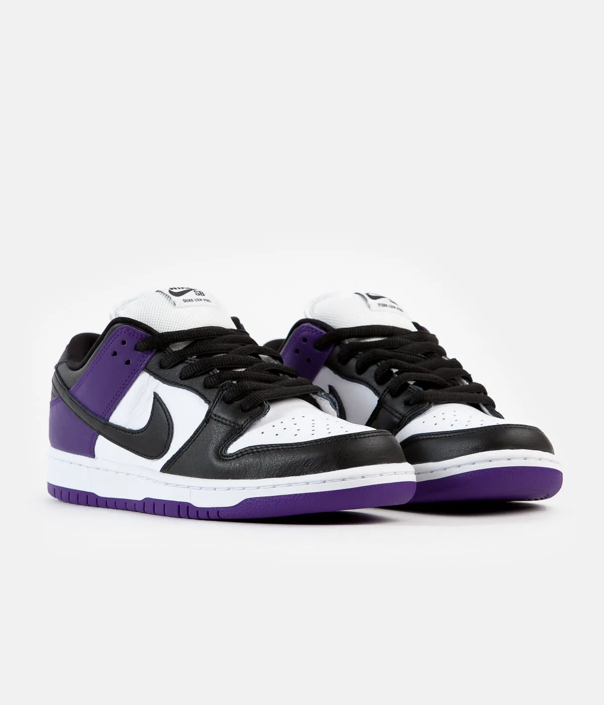 Nike SB Dunk Low Pro Shoes - Court Purple / Black - White - Court Purple