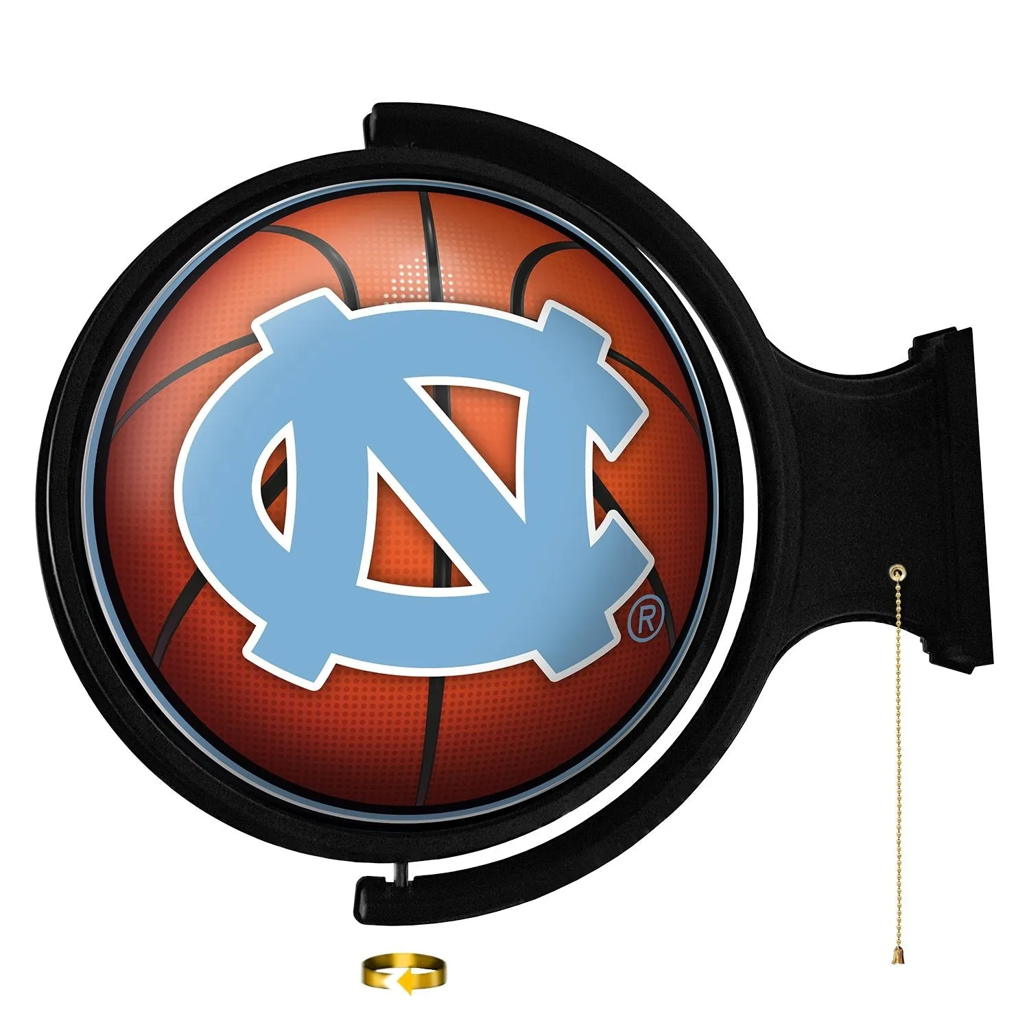 North Carolina Tar Heels: Basketball - Original Round Rotating Lighted Wall Sign