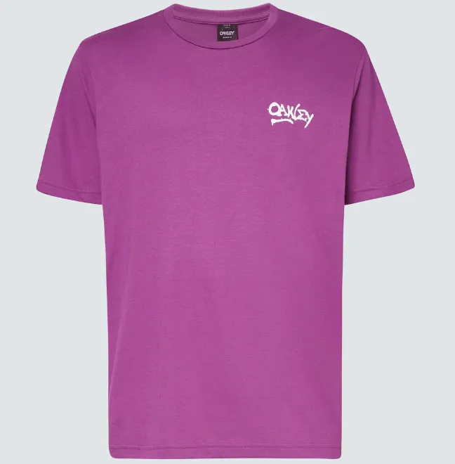 Oakley Mens Purple Frogs Tee