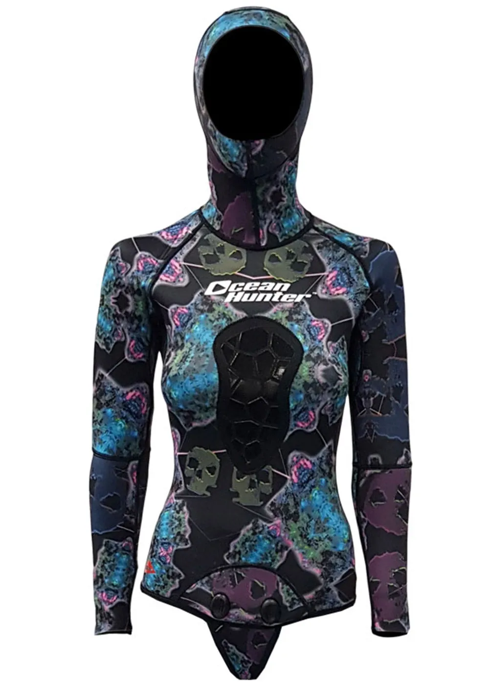 Ocean Hunter Womens Artemis 5mm Open Cell 2 Piece Wetsuit