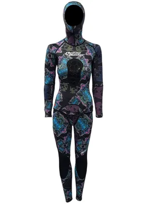 Ocean Hunter Womens Artemis 5mm Open Cell 2 Piece Wetsuit