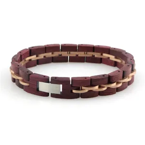 Offset Wooden Bracelet