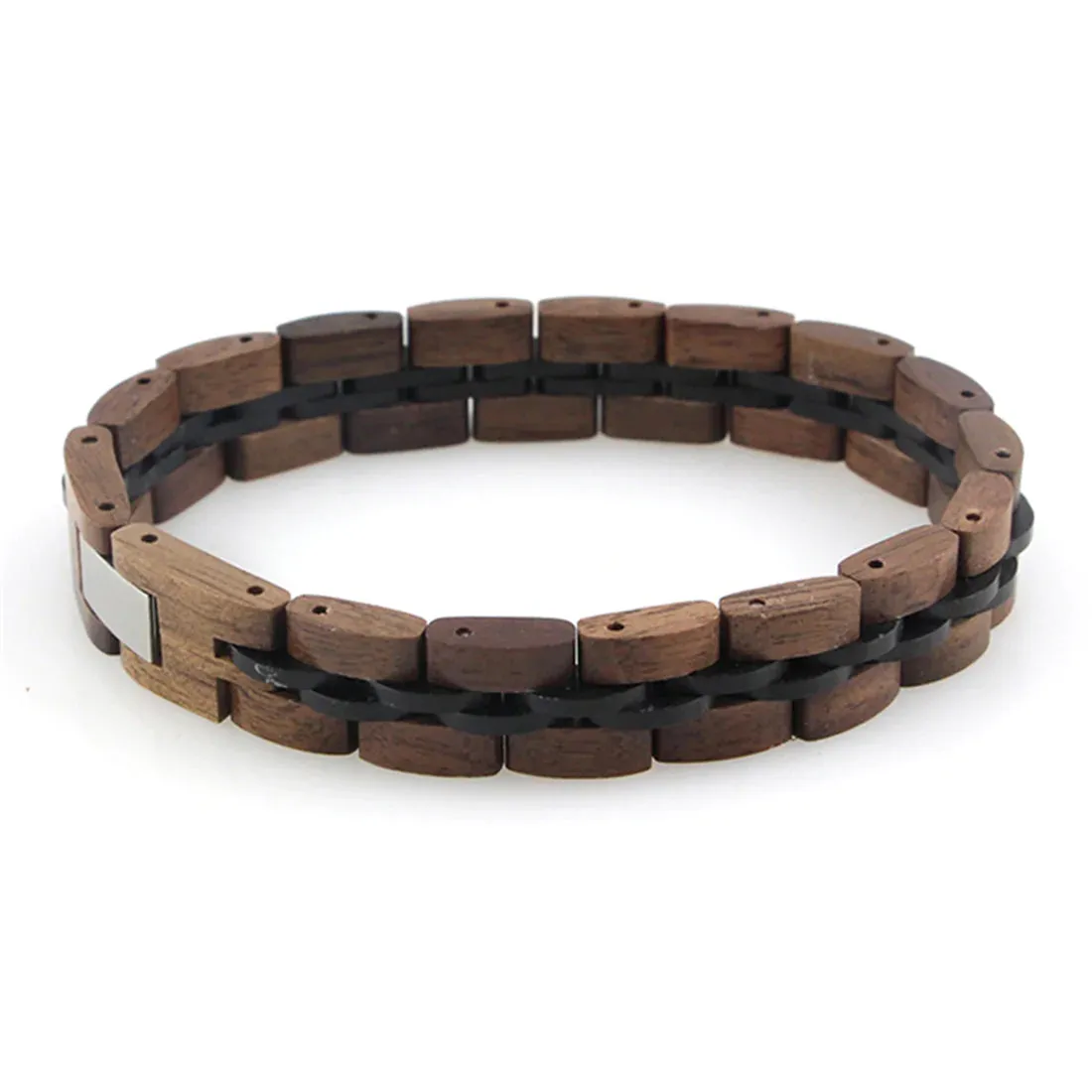 Offset Wooden Bracelet