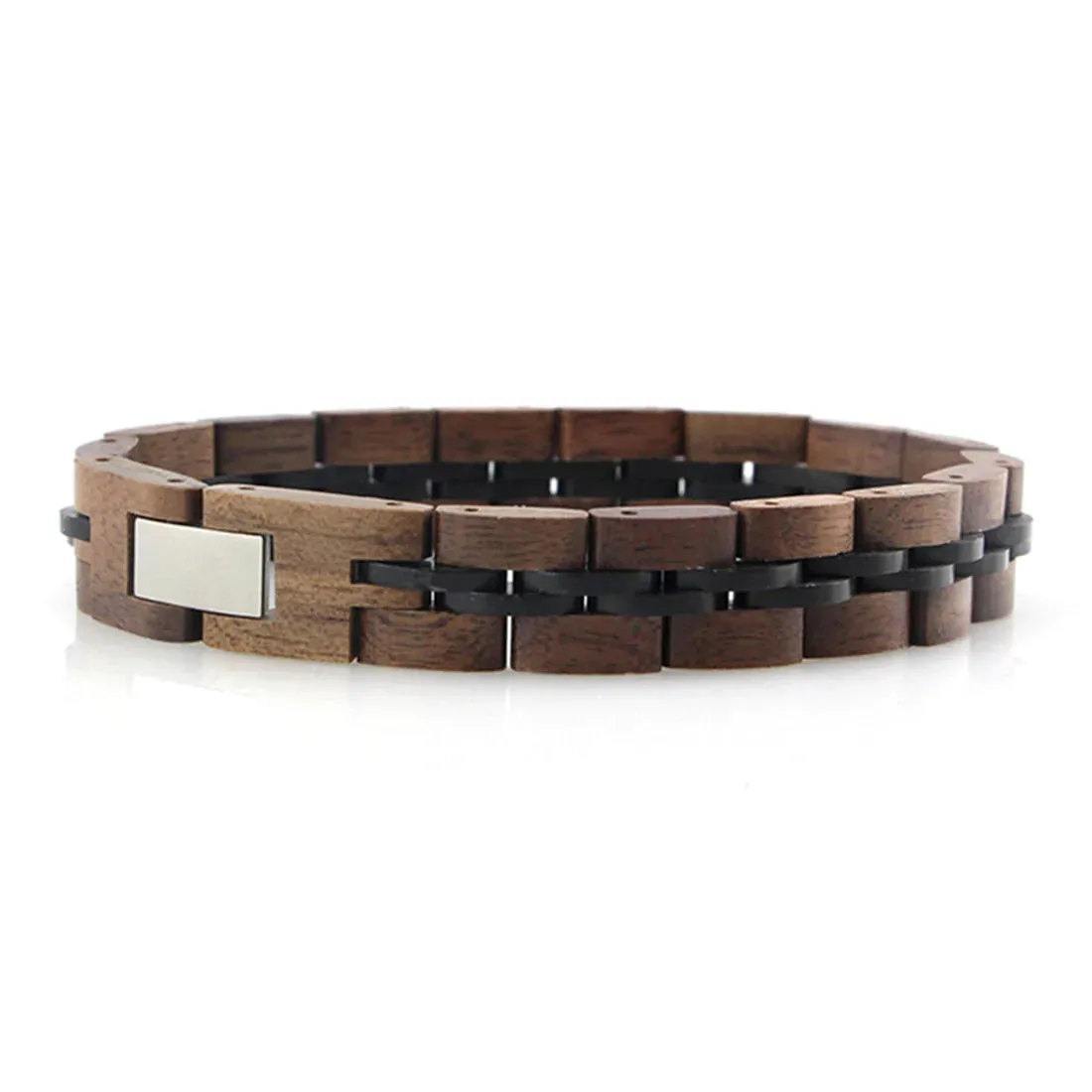 Offset Wooden Bracelet