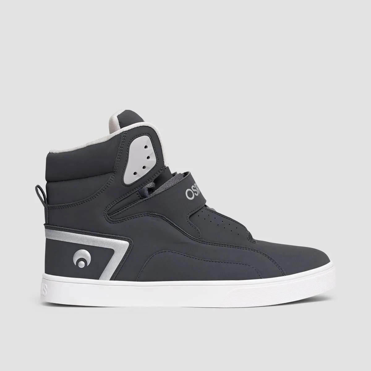 Osiris Rize Ultra High Top Shoes - Charcoal/White