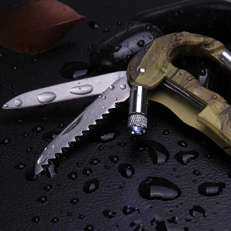 Outdoor Camouflage Multifunctional Carabiner