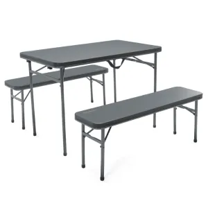Oztrail  Ironside 3 Piece Picnic Set  FTA-IRPS-D Black