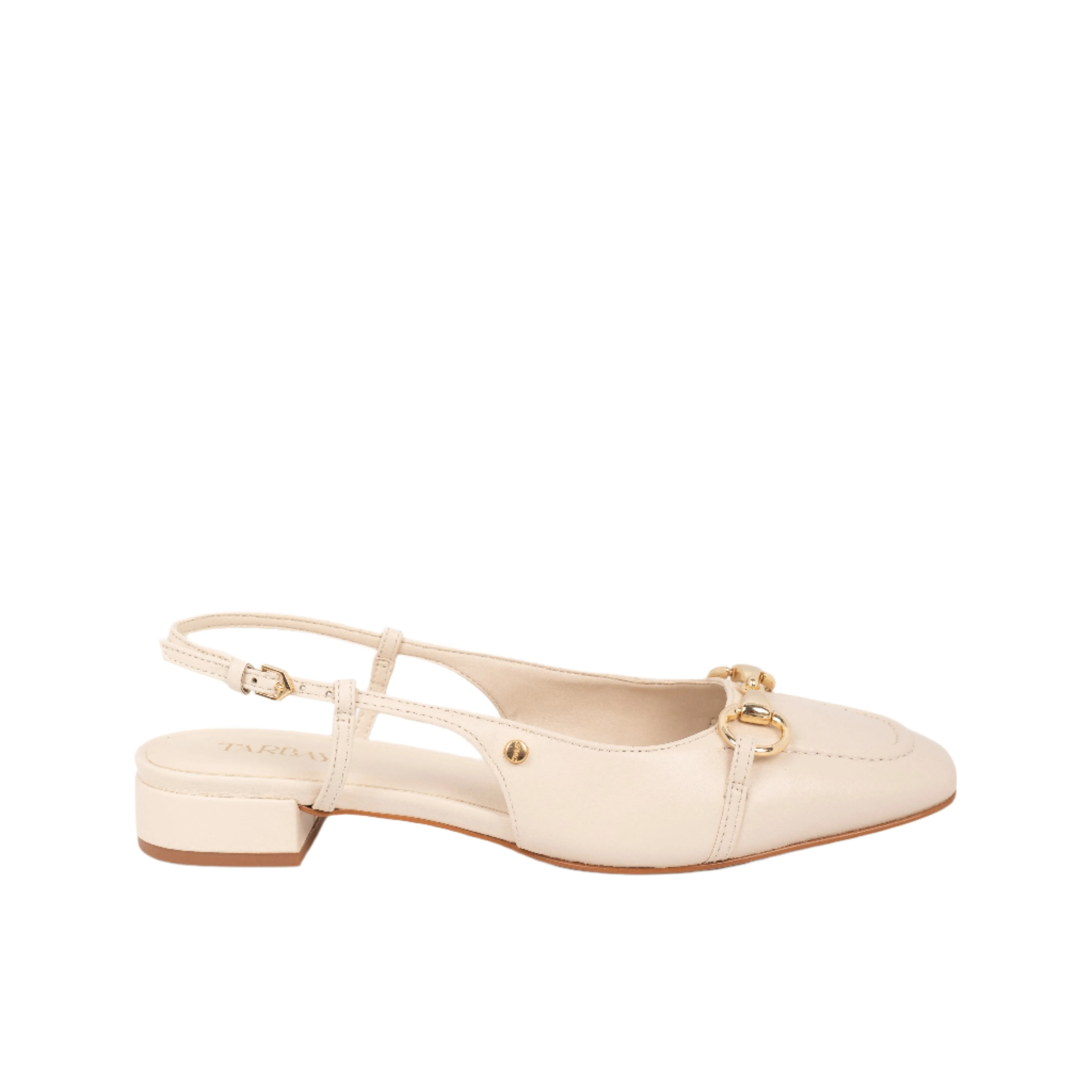 Penelope Sling-Back Pumps - Milk