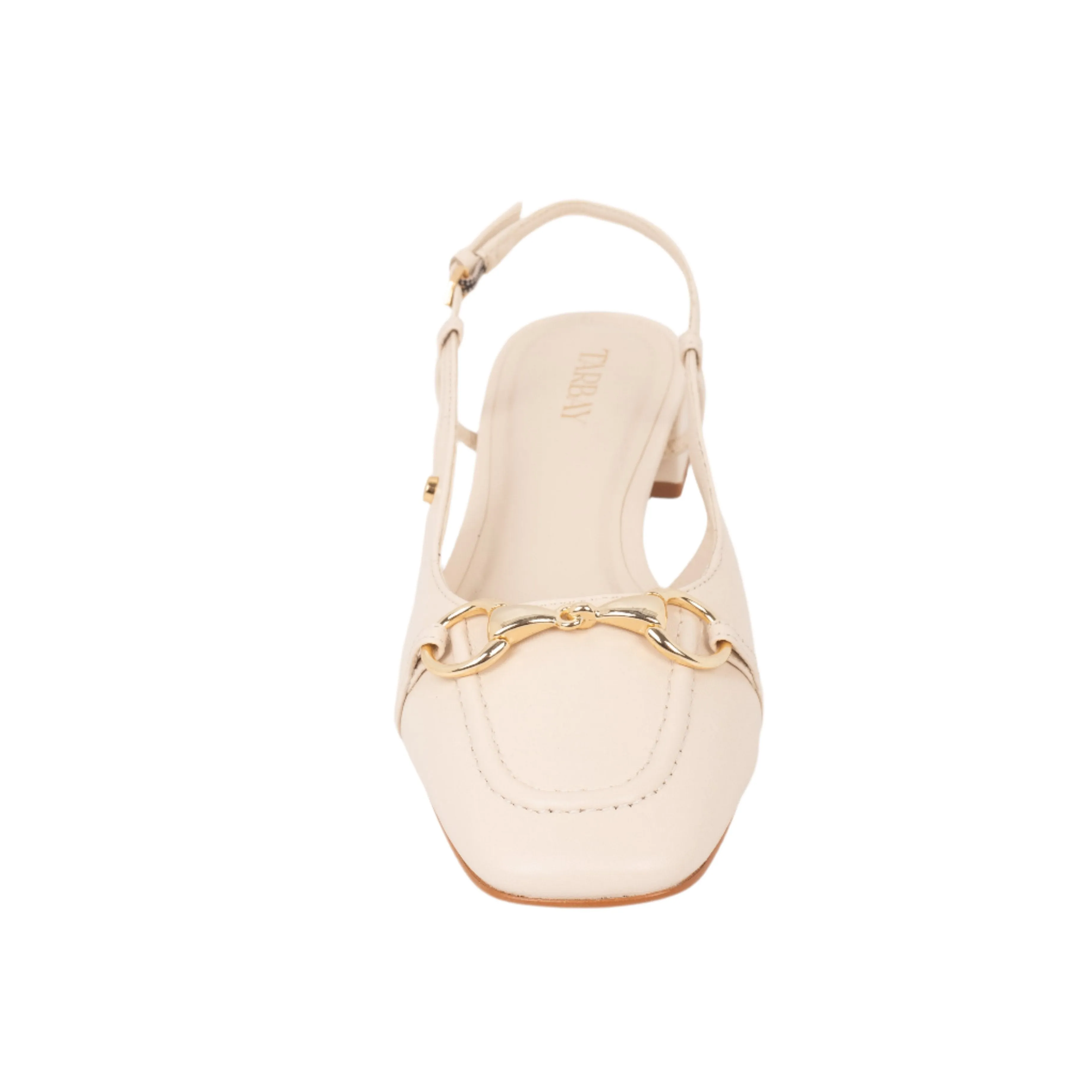 Penelope Sling-Back Pumps - Milk