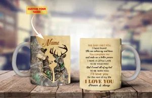 Personalized Custom Mug For Hunting Lover Couple