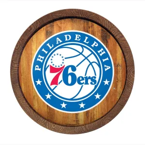 Philadelphia 76ers: Logo - "Faux" Barrel Top Sign