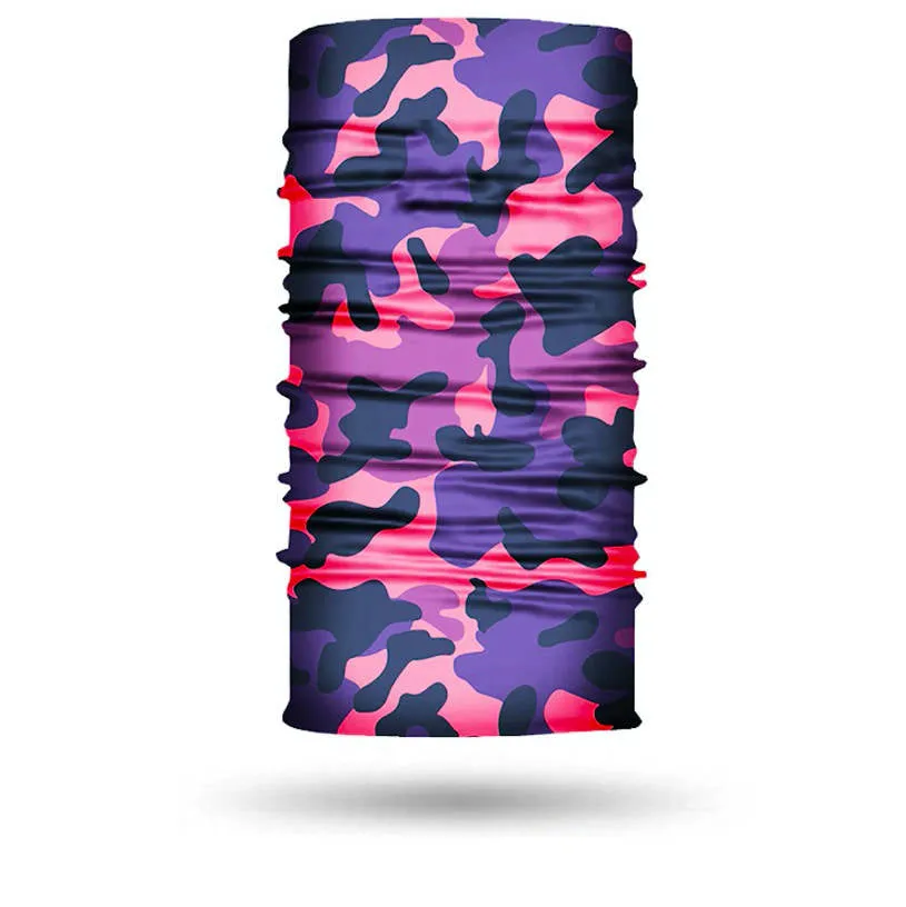 Pink Camouflage Halstuch