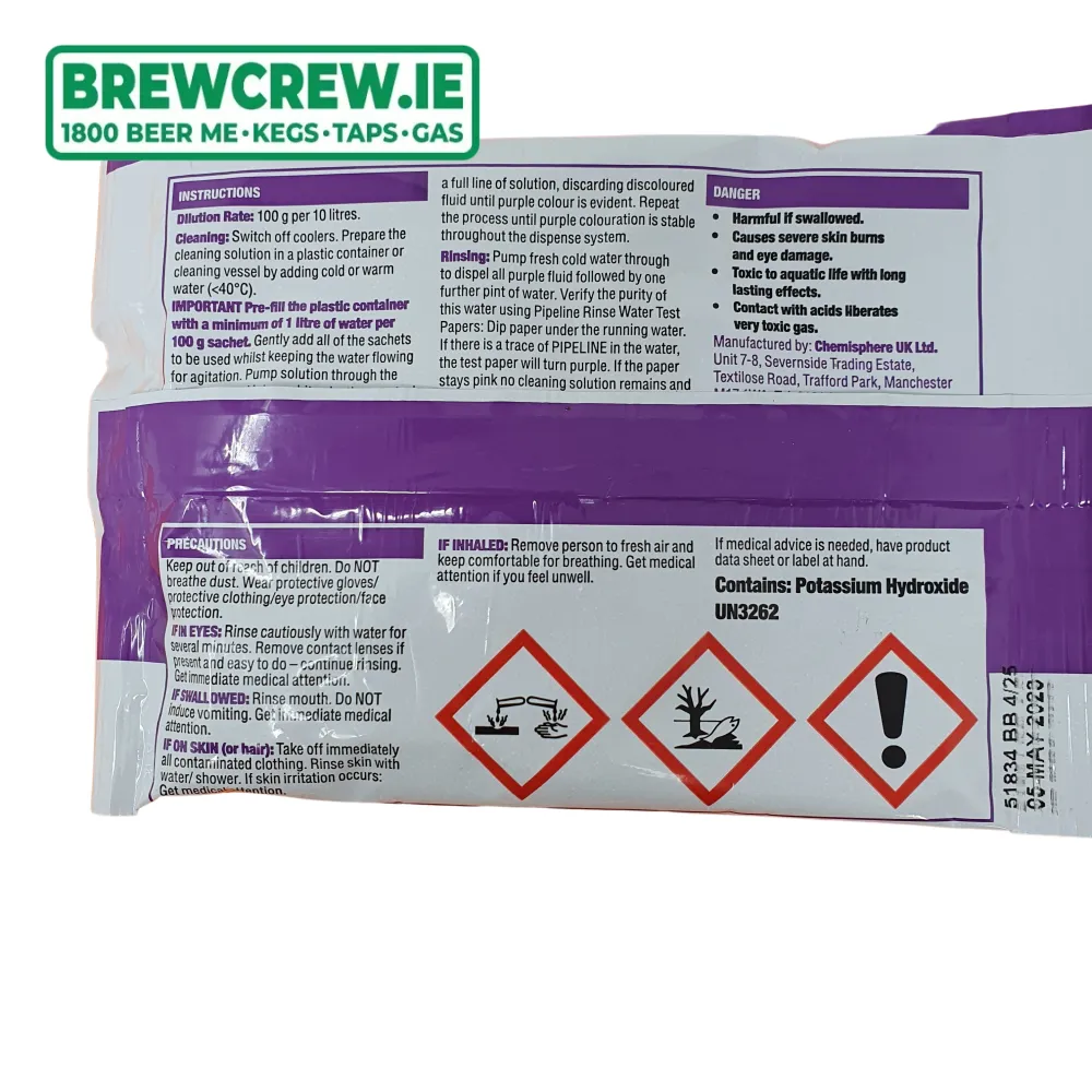 Pipeline Cleaning Powder Sachet 100g