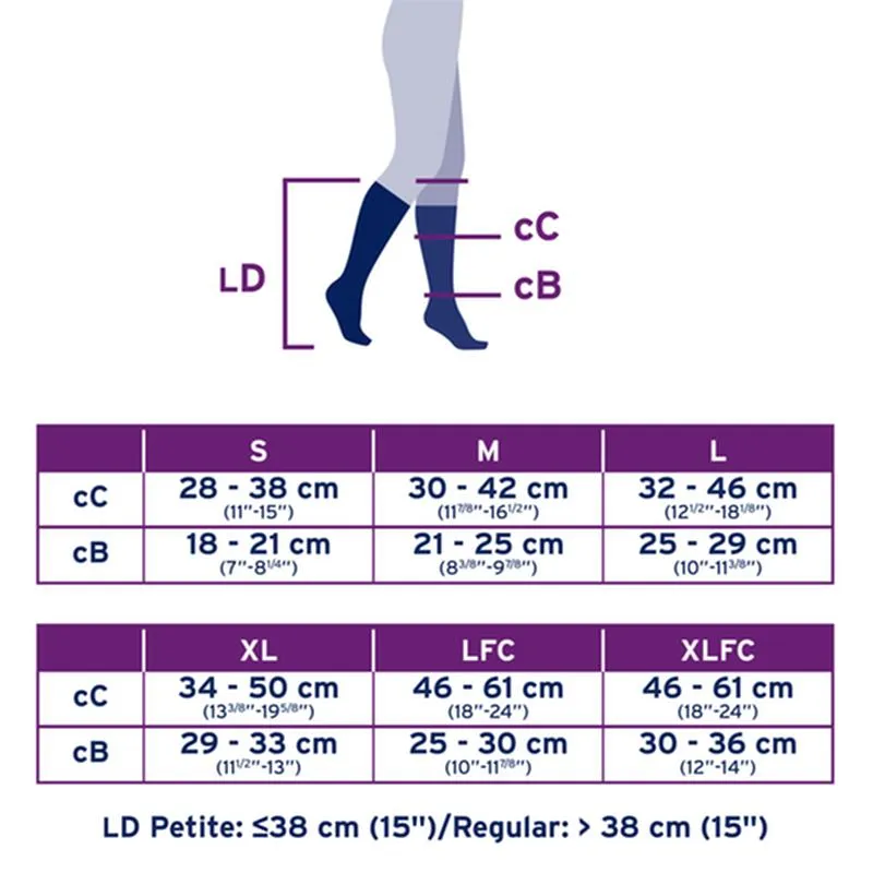 PR/1 JOBST ULTRASHEER WOMEN, KNEE HIGH, 15-20MMHG, LG, SUN BRONZE, CLOSED TOE