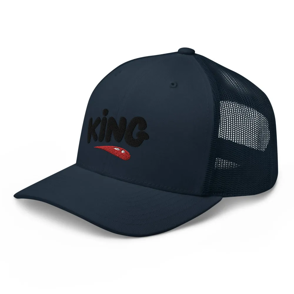 "King" Trucker Cap design by Hero.