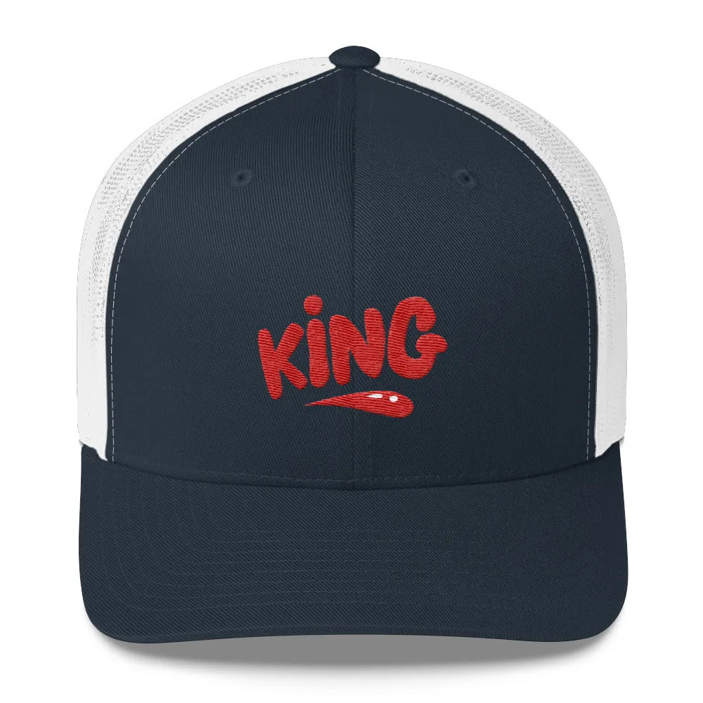 "King" Trucker Cap design by Hero.