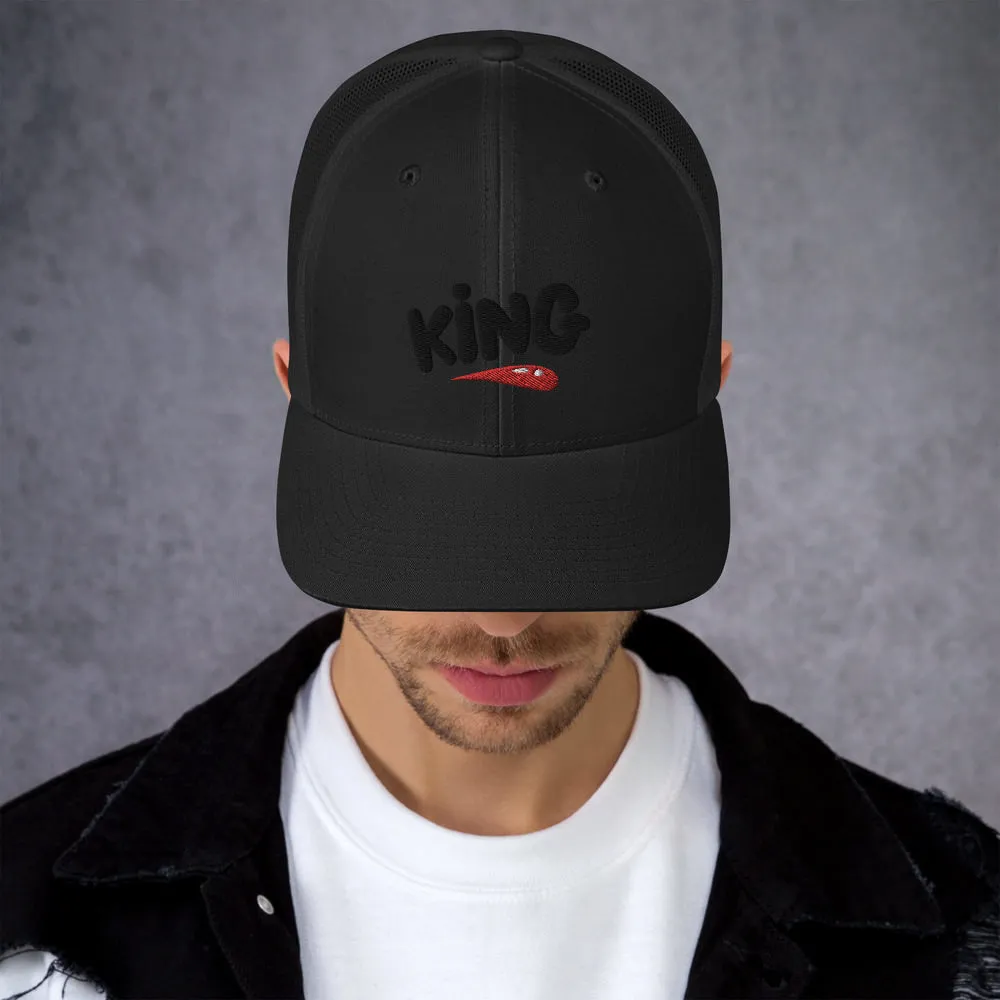 "King" Trucker Cap design by Hero.