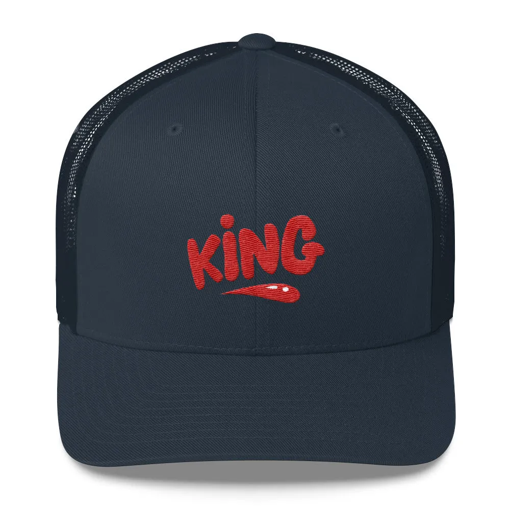 "King" Trucker Cap design by Hero.